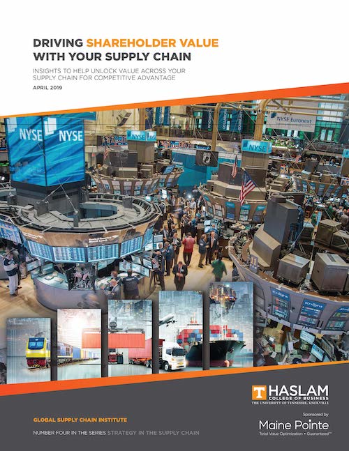 Driving Shareholder Value with Your Supply Chain Strategy