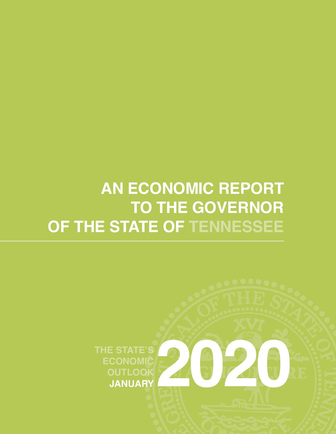 Economic Report To the Governor 2020