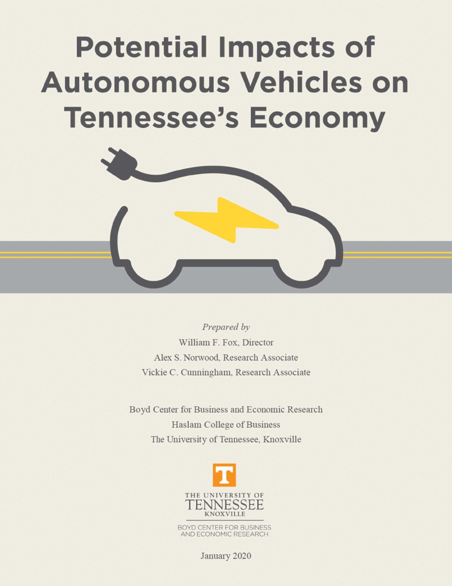 Potential Impact of Autonomous Vehicles on Tennessee’s Economy
