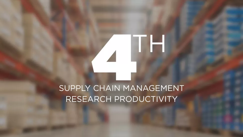 Haslam Supply Chain Management Program Ranked Fourth for Research ...