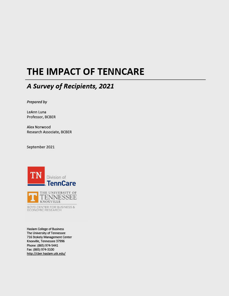 The Impact of TennCare: A Survey of Recipients, 2021