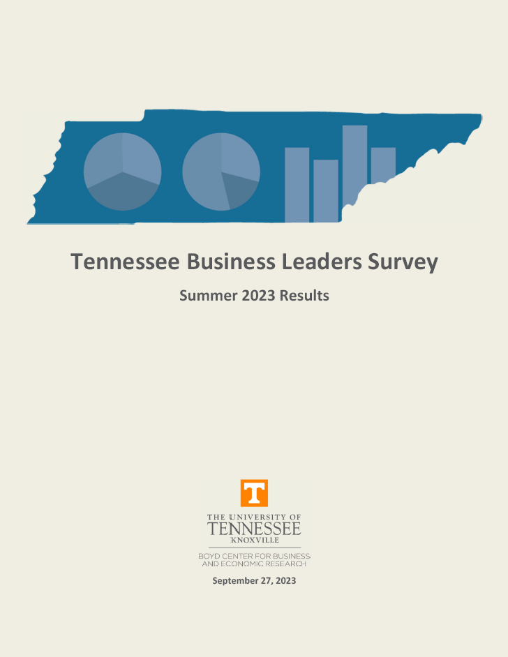 Tennessee Business Leaders Survey, Summer 2023