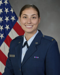 Bailey Nickles in Air Force uniform