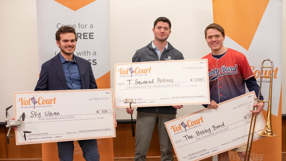Startup Funding Awarded to UT Students During the Spring 2024 Vol Court