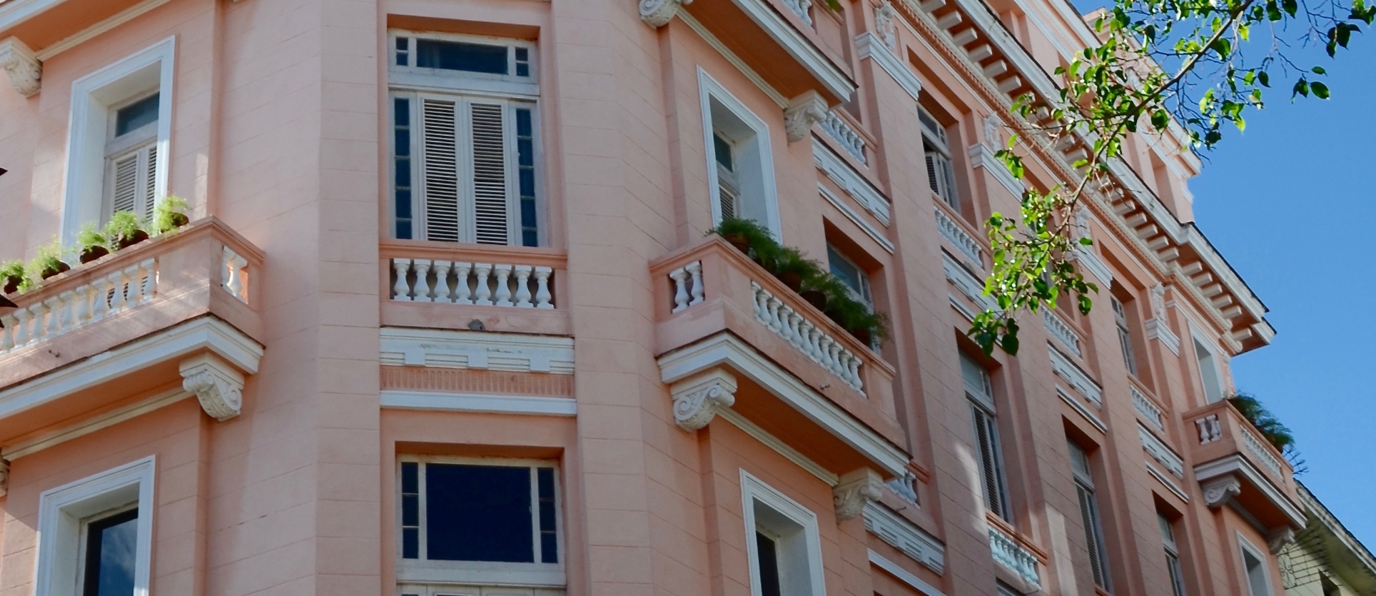 Pink building exterior