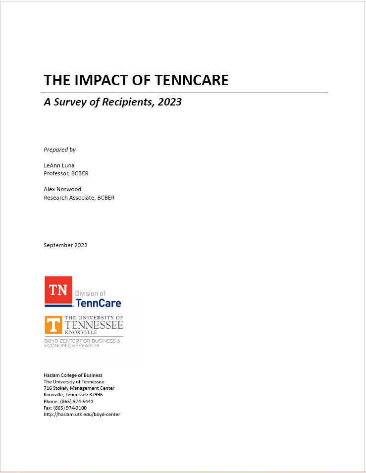 The Impact of TennCare: A Survey of Recipients, 2023