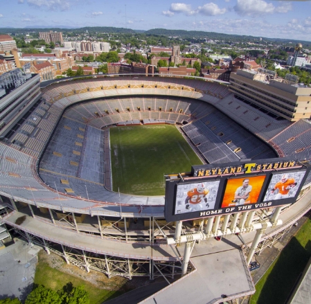 Aerial Shot Of Utk Campus