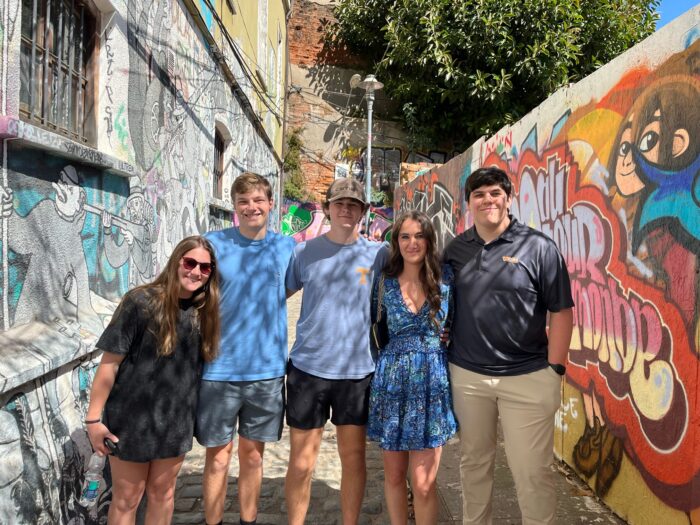Group of IPSA students abroad