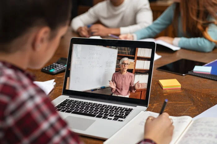 Online Class On Computer