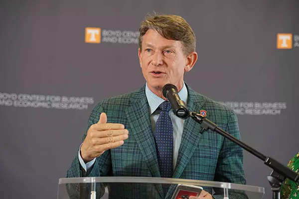 Randy Boyd at speaking event