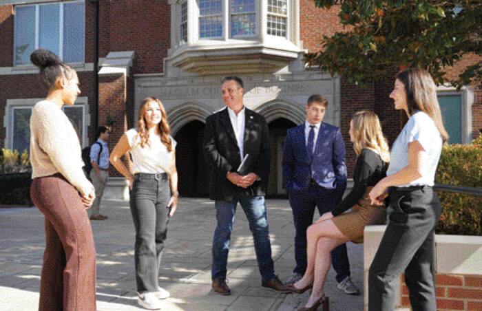 students outside HBB - Haslam Strategic Plan