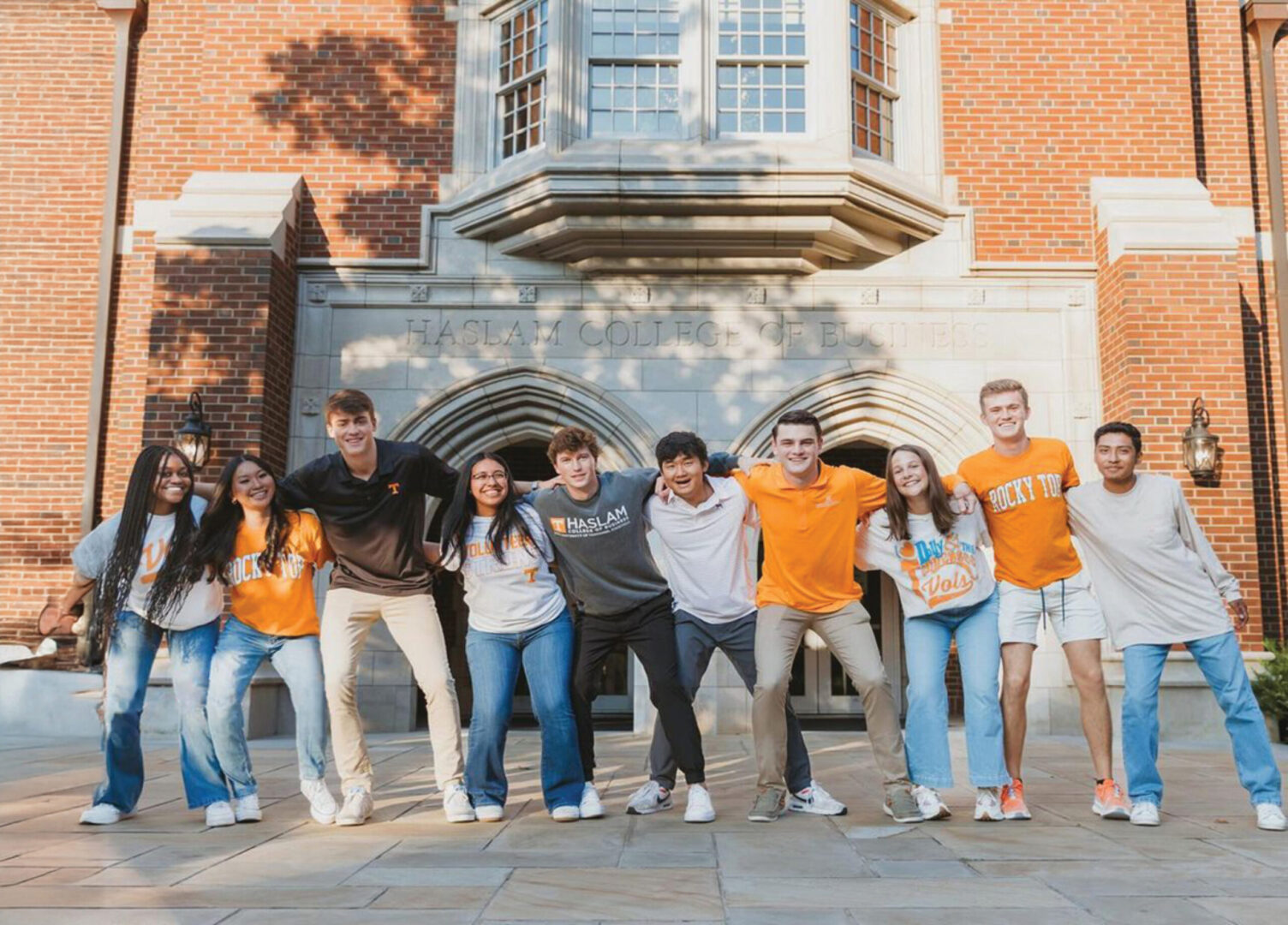 students outside HBB - Haslam Strategic Plan