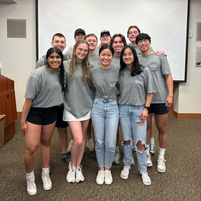 Group of Business Honors Discovery Experience students