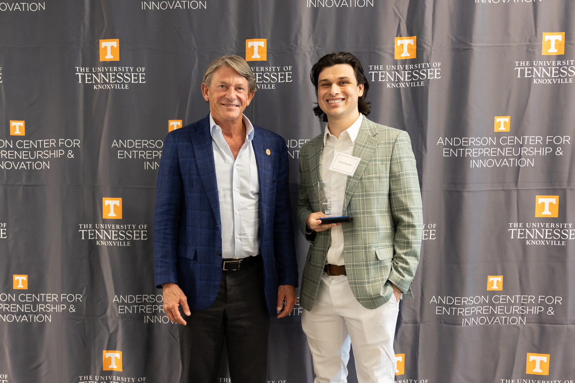 ACEI Awards Ceremony with Randy Boyd and Student