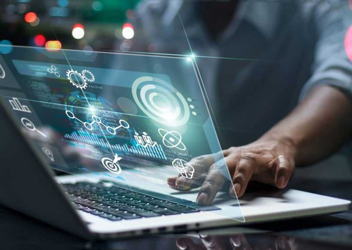 Person working on computer